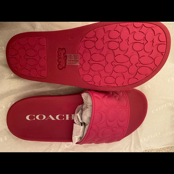 NWB COACH G5062 ULI SLIDE/SLIP ON SPORT SLIDES Women’s Size 6 - Picture 6 of 10